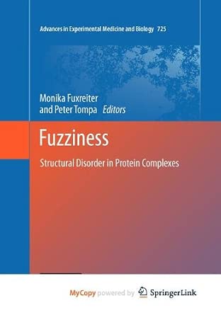 Fuzziness: Structural Disorder in Protein Complexes-Wow! eBook