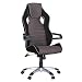Produktbild FineBuy Bürostuhl VINO Gaming Chefsessel mit Armlehne gepolstert Racer Sport-Sitz Drehstuhl Kopfstütze Race Schreibtischstuhl Gamer Design Modern Drehsessel Synchronmechanik bis 120KG Stoff Racing