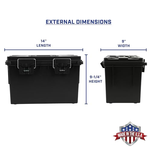 Sheffield 12773 XL Storage Bins With Lids, 2-Pack Stackable Storage Bins, Made in USA, Lockable and Water-Resistant Containers with Lids, Plastic Containers for Home, Classroom, and Dorm by Sheffield - Image 4