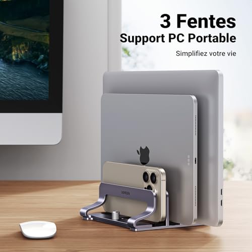 UGREEN 3 en 1 Support Ordinateur Portable Vertical – vue 2