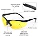 LaneTop Shooting Glasses For Men and Women, Anti Fog ANSI Z87.1 Safety Glasses with Hard Shell Case, UV400 Eye Protection for Shooting Range Glasses, Yellow Lens