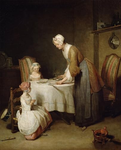Image déco d'art murale Chardin la Grâce impression toile premium 60x90