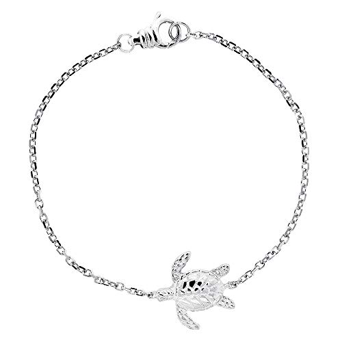 Sea Turtle Bracelet, 7 Inches