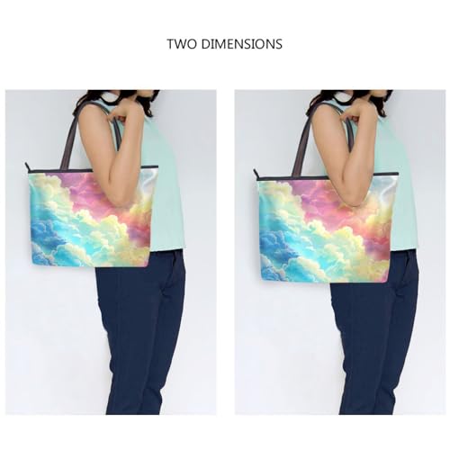 Image of Women Tote Bag, Large Shoulder Hobo Bags Casual Handbags Big Capacity Shopping Work Bag for Vacation, 5