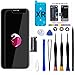 iPhone 6 Screen Replacement White,Goldwangwang 4.7inch LCD Touch Screen Digitizer Replacement Fully Frame Display Assembly Set with Repair Tool kit + Tempered Glass Screen Protector + Instruction