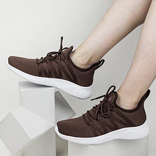 Image of Feethit Womens Slip On Running Shoes Breathable Walking Shoes Lightweight Gym Workout Shoes Non Slip Fashion Sneakers