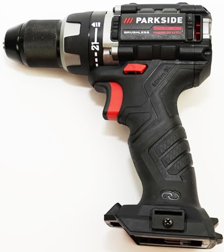 PSIDE Parkside Performance - Taladro atornillador inalámbrico (20 V, PABSP 20 Li C3, incluye batería (2 Ah) y cargador (2,4 A)