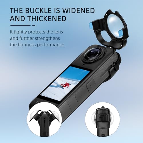 Protector de lente X5 para Insta360 X5, cubierta protectora de vidrio templado resistente al agua y a los arañazos para Insta360 X5 miniatura 3