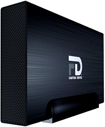 Fantom Drives FD 4TB 7200RPM External Hard Drive - USB 3.2 Gen 1 - 5Gbps & eSATA - GForce 3 Aluminum - Black - Compatible with Mac/Windows/PS4/Xbox (GFP4000EU3) by Fantom Drives