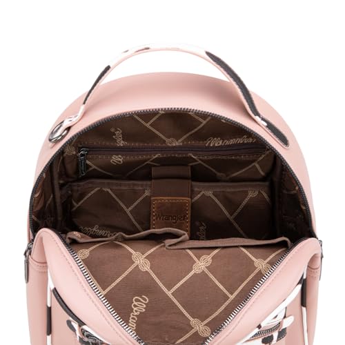 Image of Montana West Wrangler Cow Print Backpack Cute Daypacks Large Bookbag Purse for Women