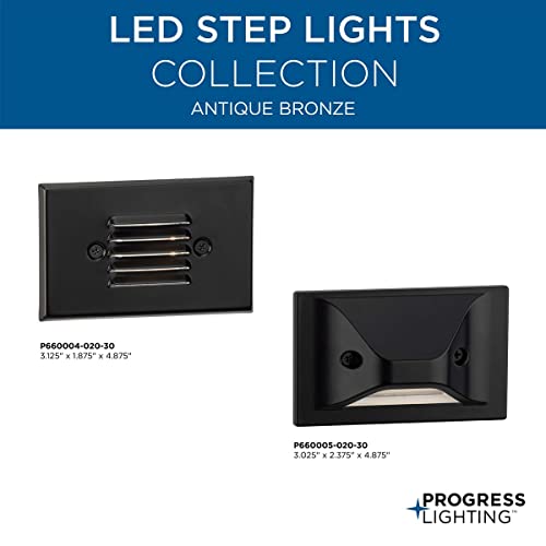 Progress Lighting P660005-020-30 4.5-Watt 3000K Integrated LED Wall or Step Light Antique Bronze by Progress Lighting - Image 8