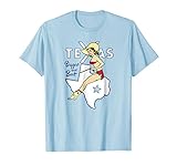 Trendy Vintage Texas Cowgirl Pinup Babe T-Shirt