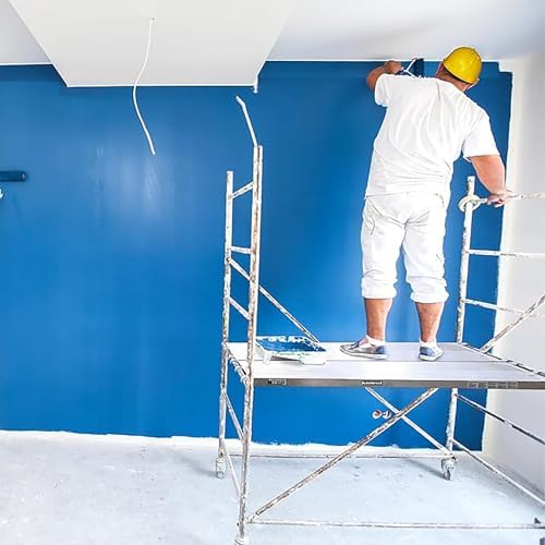 Adjustable Telescoping Scaffolding Plank - Non-Slip Extension Workbench for Safe, Versatile Elevated Work, Heavy-Duty Support, Ideal for Construction and Home Projects,185cm(6ft)