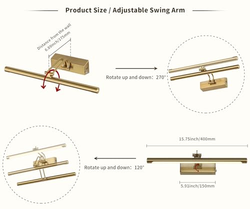 Joosenhouse Luz de imagem alimentada por bateria