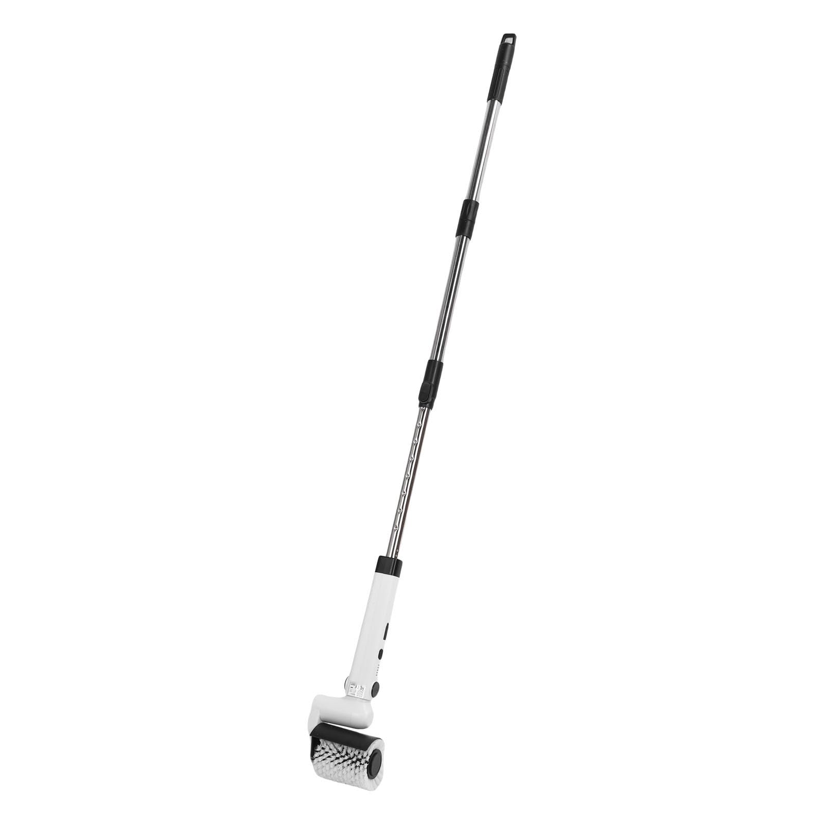 Jectse Lavapavimenti Elettrica Rotante, Spazzola per Pulizia Elettrica Senza Fili con 2 velocità e Impermeabile IPX7, 4 Testine per Pulizia di Pavimenti, Vetri, Auto, Bagno