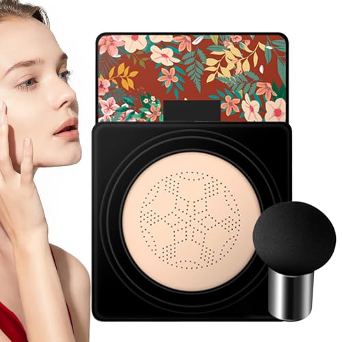 Cojín De Aire En De Hongo - Crema BB Impermeable, Foundation Liquid Foundation | Brush Makeup Base, Natural Cover For Uniform Skin Tone, Makeup Primer That Resistantly Collaps