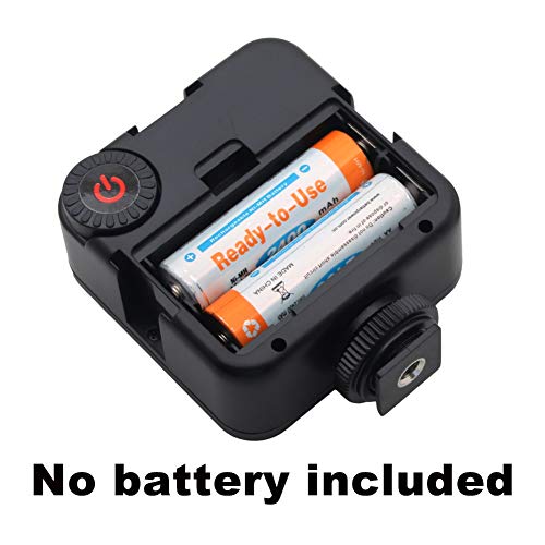 W49 Pocket Led Video Light With 3 Cold Shoe Mounts 49 Led Bulbs Vlog Photo Fill Light On Camera For Dji Osmo Pocket Sony A6400 A6300 Canon Dslr Cameras Wedding Interview Macrophotography #TOP3