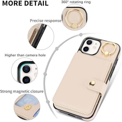 Coque iPhone 12 Pro étui portefeuille protection verre trempé