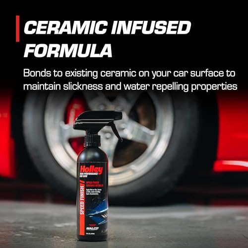 Image of Holley Speed Finish - Ceramic Detailing Spray - 16 oz. | High-Performance Car Care, Fast Acting, Quick Drying - Spray on Any Vehicle Surface to Repel Water and Protect Paint