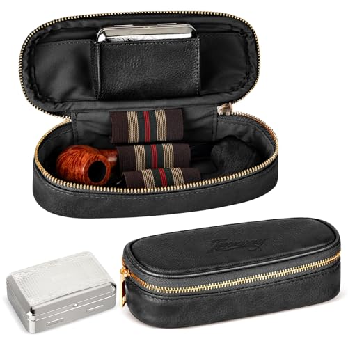 Tesonway Leather Pipe Pouch