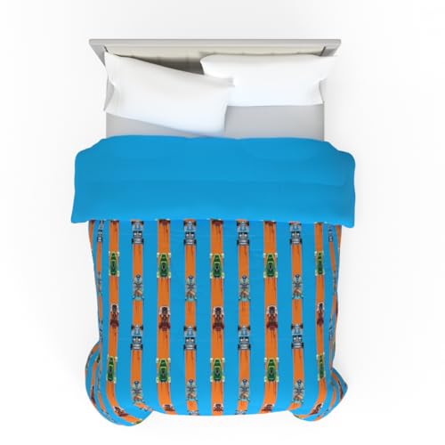 Image of Franco Kids Bedding Super Soft Microfiber Reversible Comforter, Twin /Full, Hot Wheels