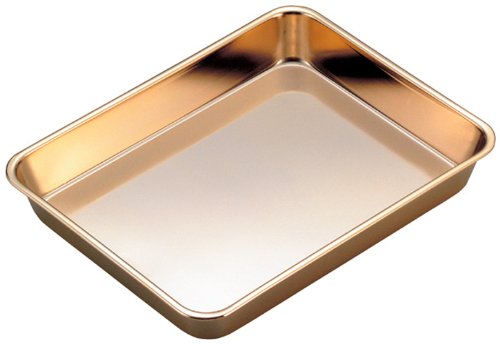 18-8 浅型角バット(金メッキ)10枚取　 金メッキ網のセット^_^ Amazon.co.jp: 18-8 浅型角バット(金メッキ付)8枚取 : Home & Kitchen