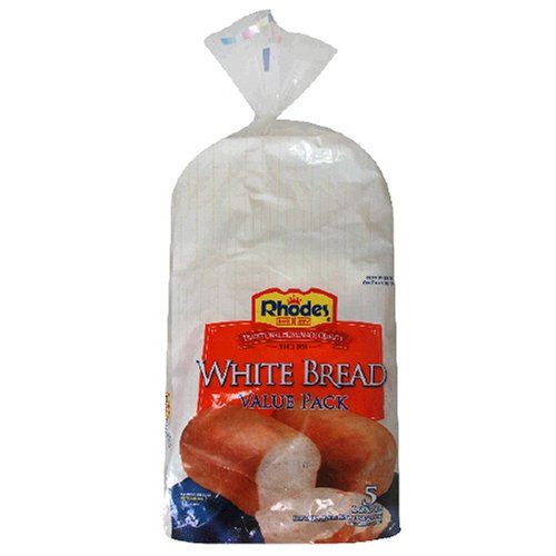 Amazon Com Rhodes Frozen Bread Dough White 5 Ct 5 Lb Frozen Grocery Gourmet Food