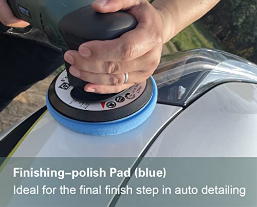 Hone Car Buffer, 6 Inch 750W Random Orbital Polisher Buffer With 6 Variable Speed, Da Polisher For Car Detailing Of Waxing/Polishing/Buffing #TOP6