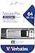 Verbatim 64GB Store'n' Go Secure Pro USB 3.0 Flash Drive with AES 256 Hardware Encryption - Silver