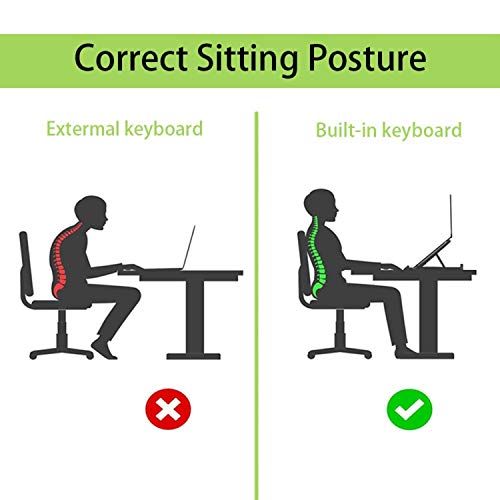 Designa Metal Mesh Ventilated Adjustable Laptop Stands Computer Notebook Holder Stand Riser Compatible With Apple Macbook Air Pro Dell Xps Hp Samsung Lenovo More Laptops Up To 19"- Black #TOP2