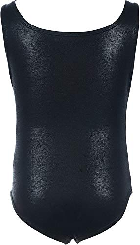 Dancina Girls Gymnastics Tank Top Leotard Dancewear 6 Greater Black