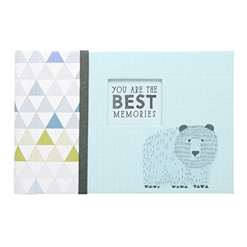 C.R. Gibson Wilderness Adventure Baby Brag Book for Baby Boys by DwellStudio, 20 Pages, 4.5'' x 7.25''
