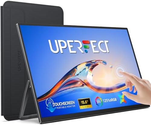 UPERFECT 4K Portable Monitor Touchscreen, 15.6” 125% sRGB Laptop Monitor thumbnail 11