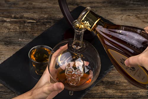 Skull Globe Glass Whiskey Decanter Set For Liquor,Vodka,Gifts For Men #TOP1