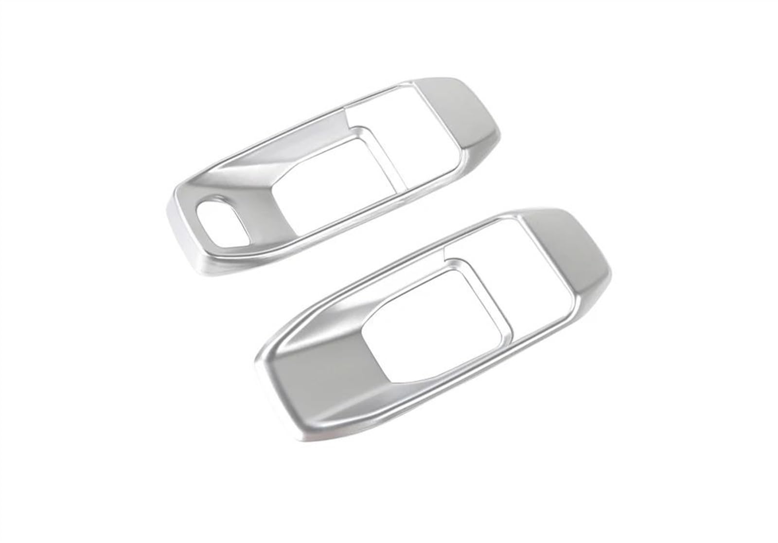 Hlwxmdz Sliver-2Doors For Jeep For Wrangler Jl For Gladiator Jt 2018-2023 Car Door Inner Handle Bowl Sticker Decoration Cover Trim (Sliver-2Doors)
