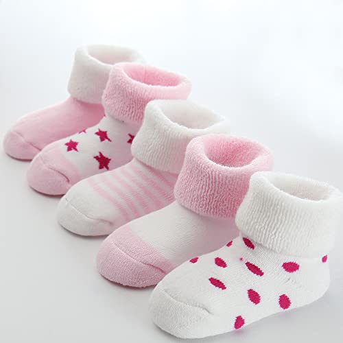 Calcetines cálidos para bebé y guantes para recién nacido 0-6 3