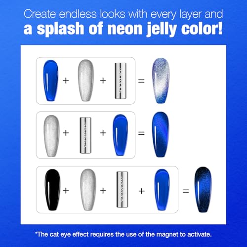 SAGEBIO Jelly Gel Nail Polish, 15ml Semi-Transparent Gel, Glossy Finish, Vibrant Colors for DIY Manicures, Long-Lasting & Chip-Resistant — view 5
