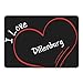 Produktbild Multifanshop Mousepad Modern I Love Dillenburg schwarz