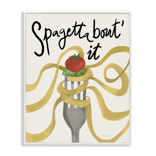 Funny Spaghetti Comic Kitchen, 11 x 14 Inch Framed Giclée Print