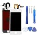 Full Screen Replacement for iPod Touch 5 5th 6 6th LCD Screen The Whole Display Assembly + Repair Tools (iPod Touch 5/6 White)