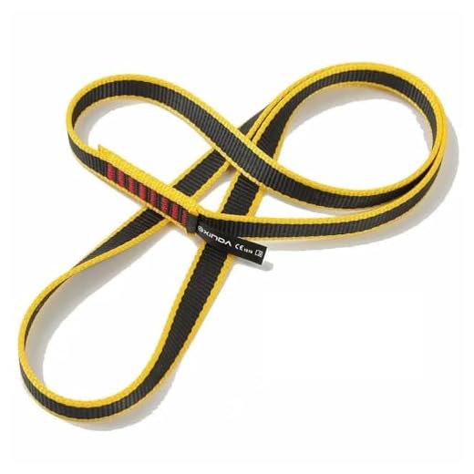 XINDA 16mm Nylon Sling Climbing Runner 22kN/4840lb CE UIAA Certified, Sewn Runner for Rock Climbing, Mountaineering, Rappelling, Hiking, Emergency Gear