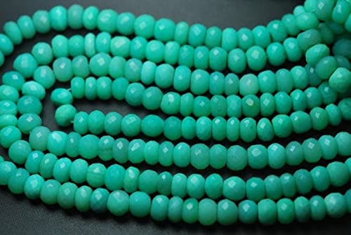 Rang de calcédoine turquoise vert pour offrir un bijou personnalisé