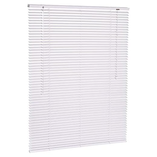 AmazonBasics - Tenda veneziana in alluminio, 100 x 130 cm, Bianco