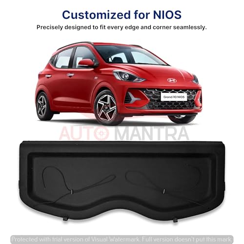 Image of Car Parcel Tray Diggi Luggage Tray in Perfect Fitting Compatible for Grand I10 Nios