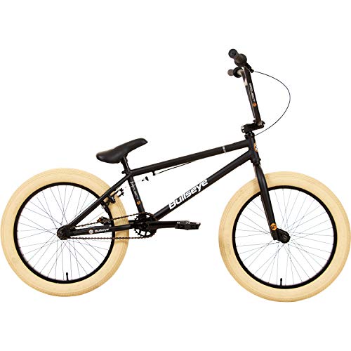 Foto von Bullseye BMX Project 501 20 Zoll Fahrrad Park Freestyle Street Bike (Schwarz/Beige)