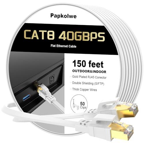 Cat 8 Ethernet Cable 150 ft
