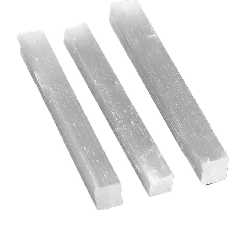 Varita de selenita blanca 1000g, barra de yeso de 70-90mm, el regalo ideal para bienestar