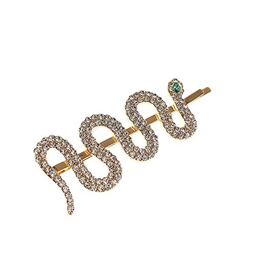 Women's Hair Clip Snake Hair Clip Slipper Hair Clip Fringe Hair Clip (Rhinestone Snake) #TOP2