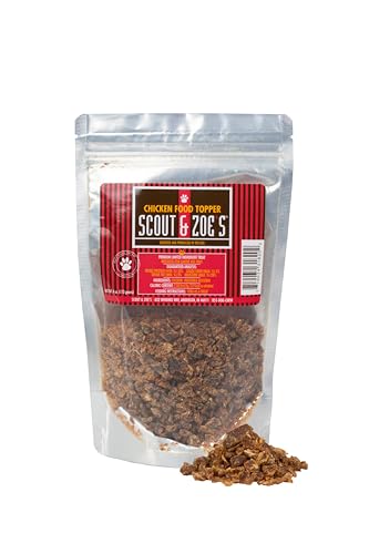Scout & Zoe's Chicken Food Topper 4 oz Bag (3, Chicken)