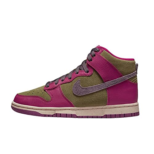 Nike Dunk High Damenschuhe, Dynamische Beere/Large Purple htr, 43 EU